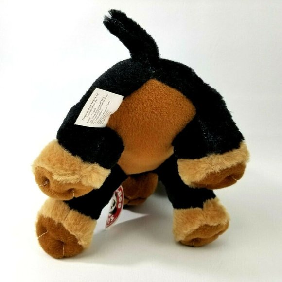 Rottweiler Puppy Dog Plush by Peek a Boo Toys - Picture 5 of 5